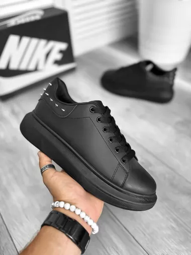 Adidasi barbati casual amq, negri 6626 N17-3